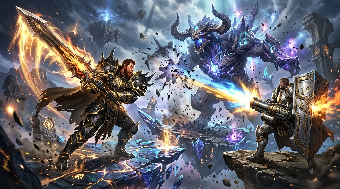 Lost Ark - Berserker e scontro epico con boss titano